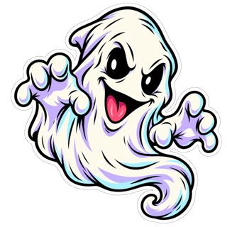 Ghost sticker