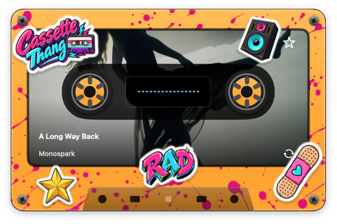 Cassette Thang — Sticker party