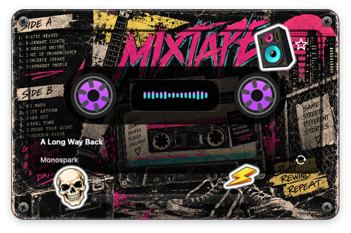Cassette Thang — Mixtape style